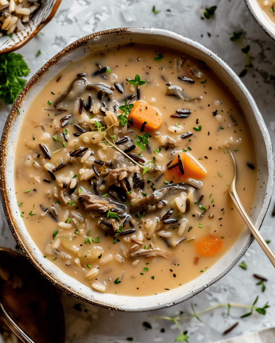 Instant Pot Wild Rice Soup