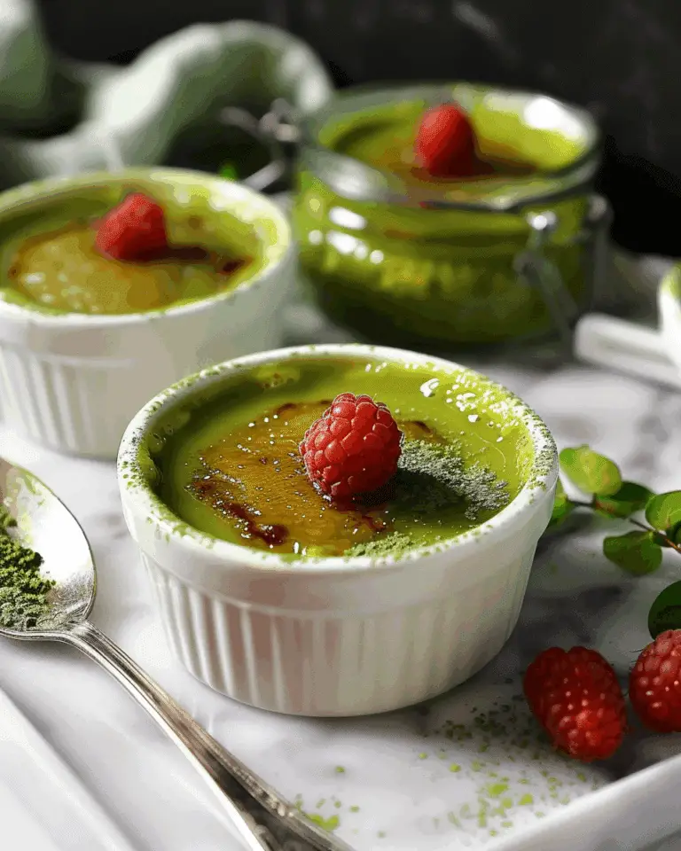 Matcha Crème Brûlée