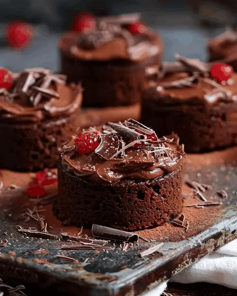 Mini Chocolate Cakes