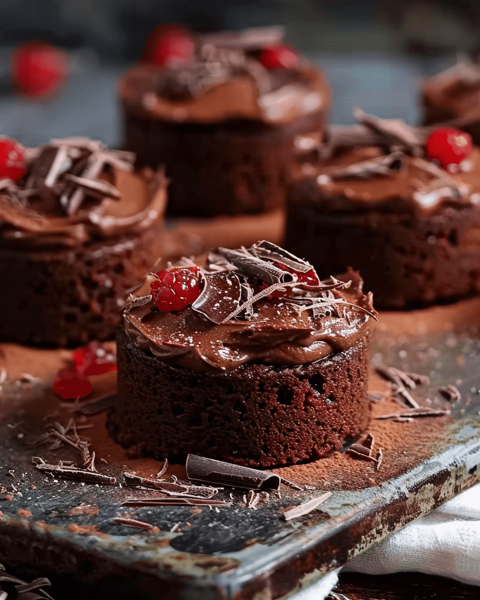 Mini Chocolate Cakes