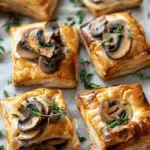 Mushroom Puff Pastry Bites