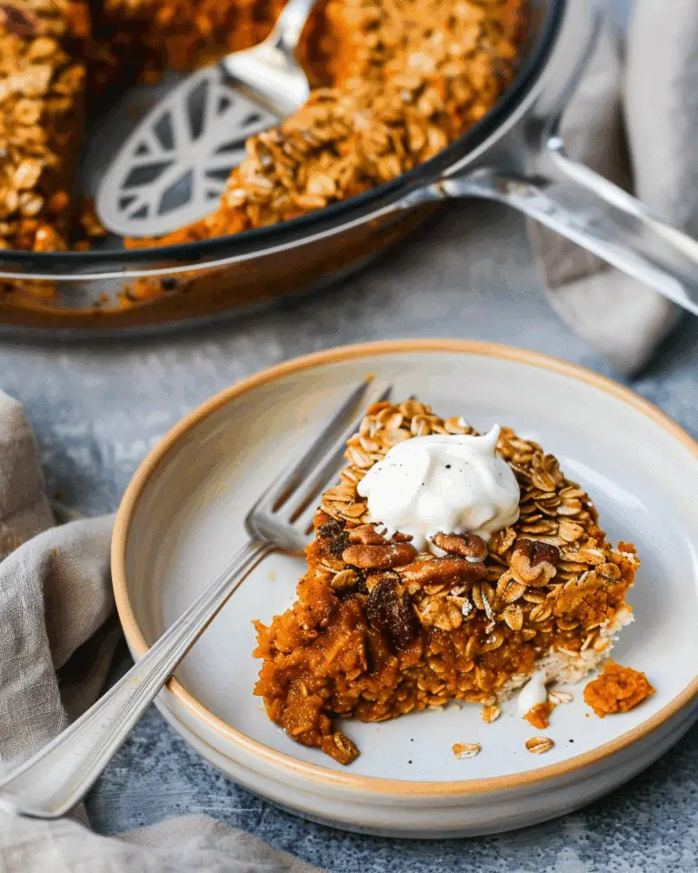 Pumpkin Pie Steel Cut Oatmeal