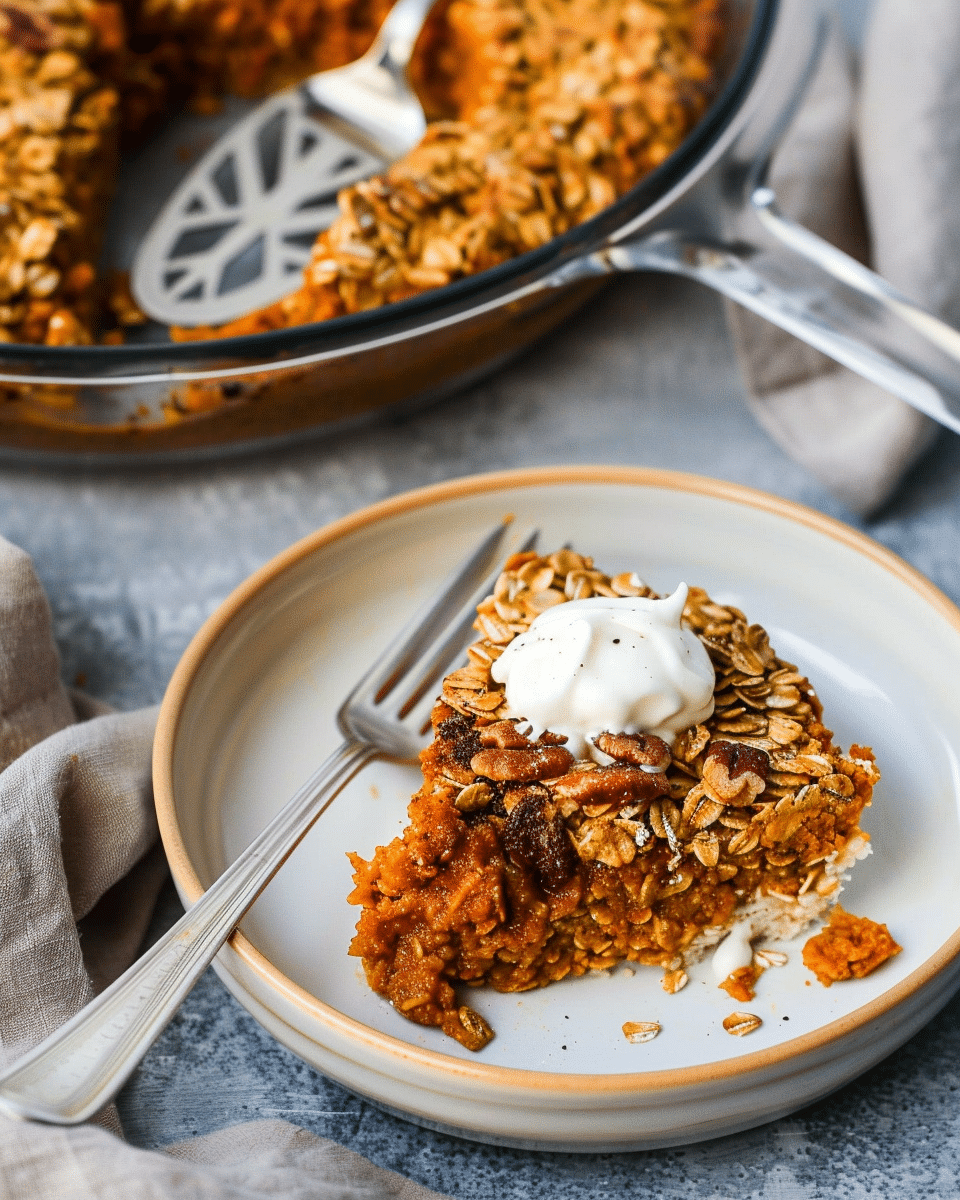 Pumpkin Pie Steel Cut Oatmeal