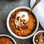 Pumpkin Pie Steel Cut Oatmeal