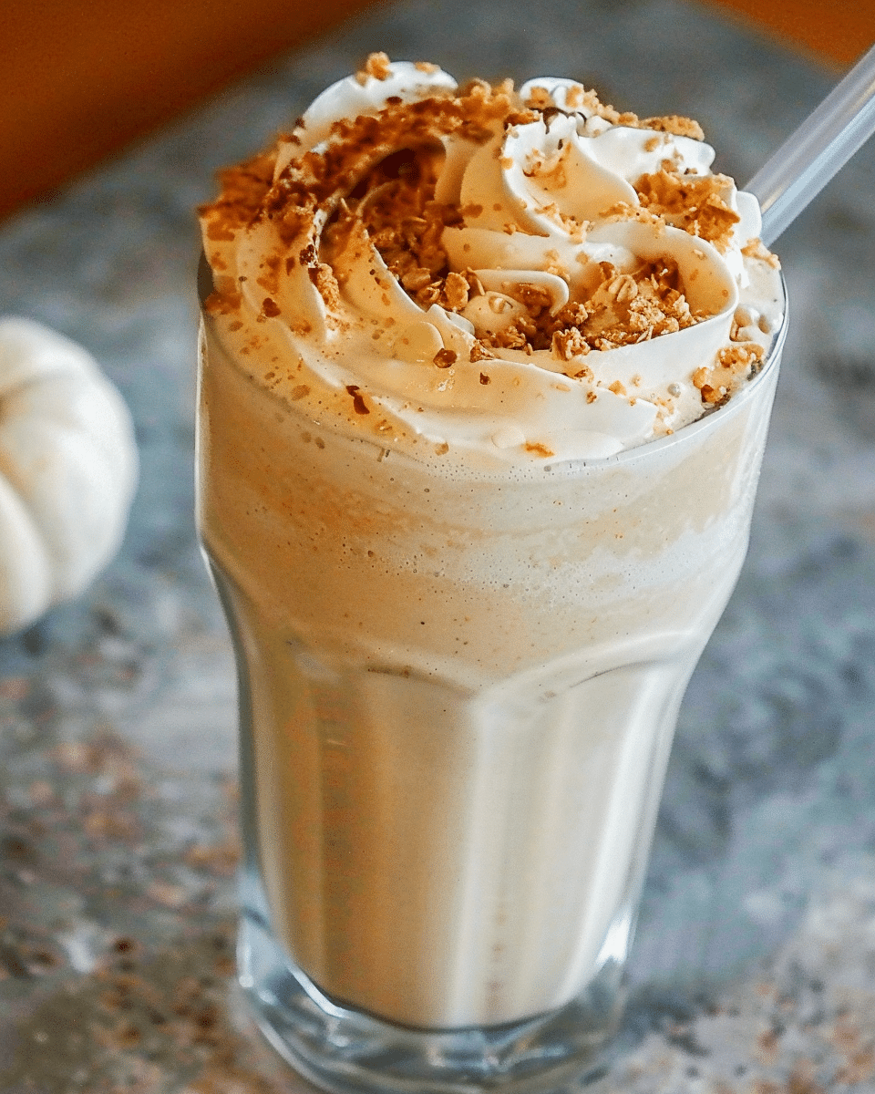 Quick and Easy Pumpkin Pie Milkshake
