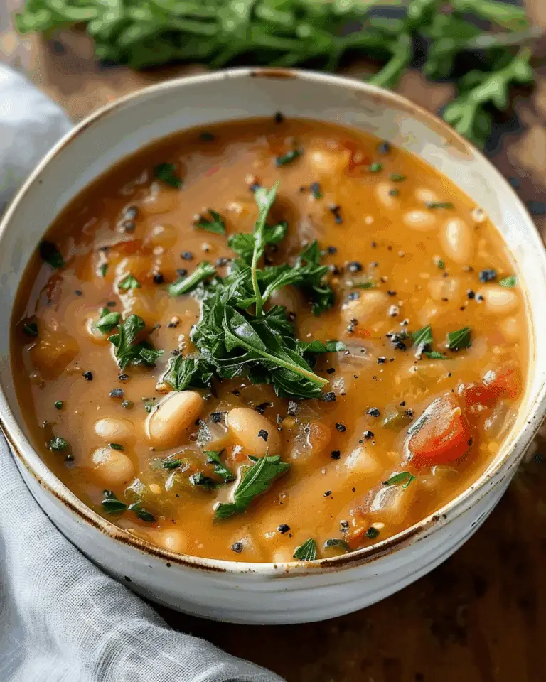 Roasted Tomato and White Bean Soup