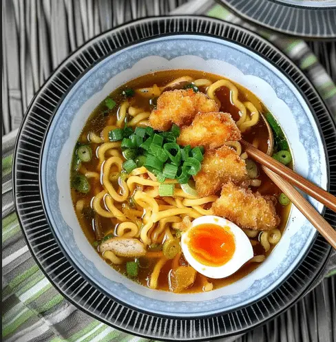 Katsu Curry Noodle Soup
