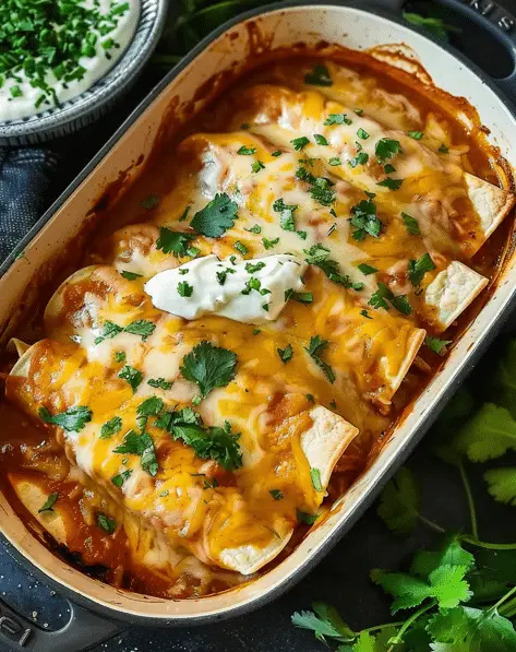 Delicious Chicken Enchiladas