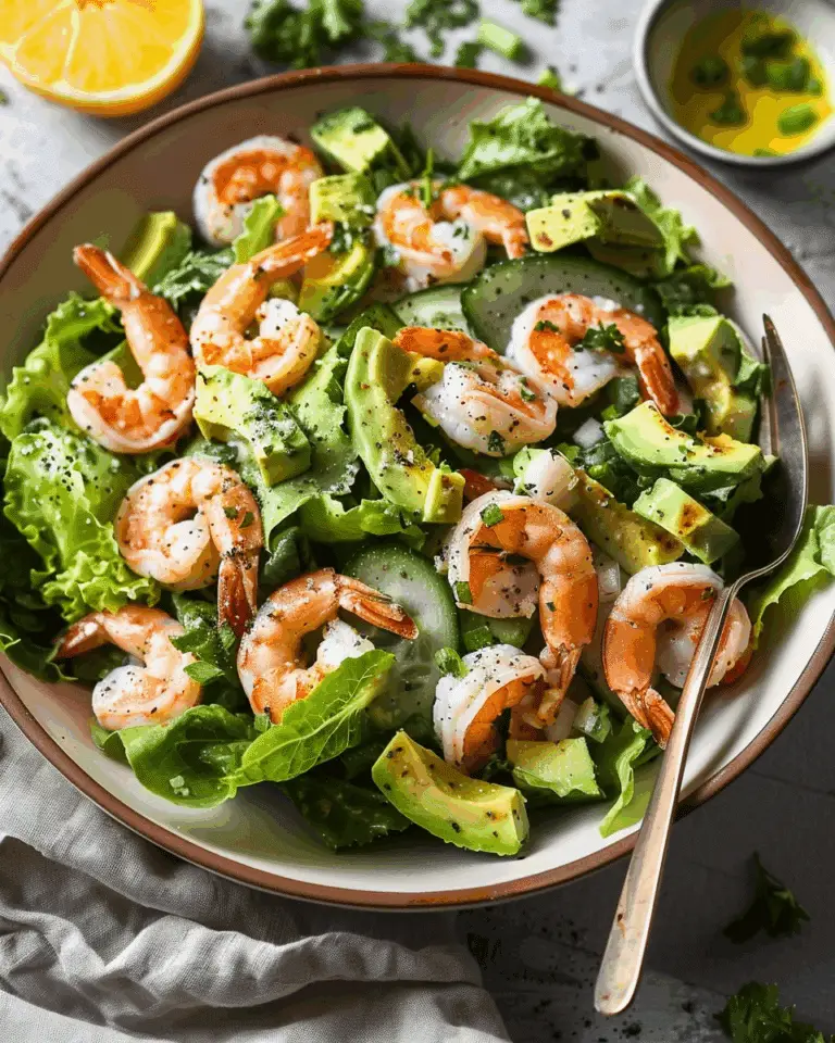 Shrimp Avocado Salad (Creamy & Refreshing!)