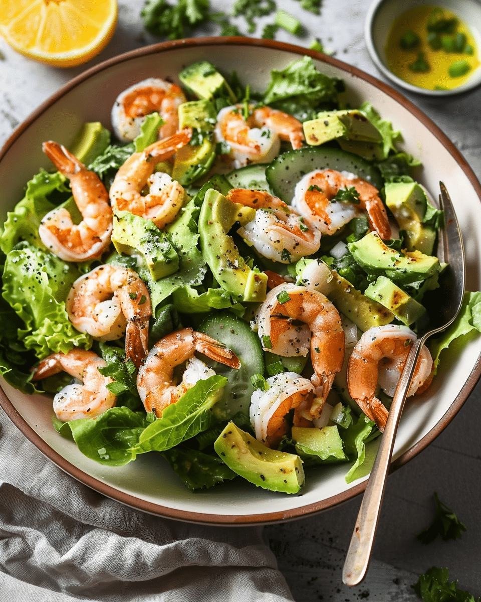 Shrimp Avocado Salad (Creamy & Refreshing!)