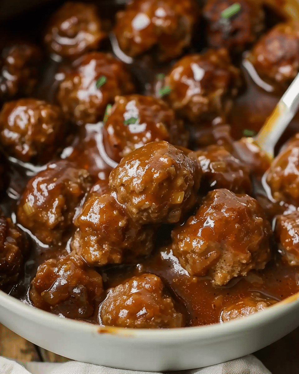 Slow Cooker Salisbury Steak Meatballs: Family-Friendly Comfort