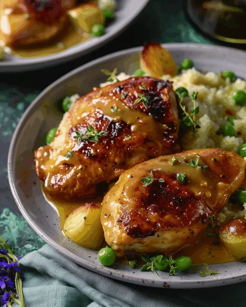 Slow Cooker Honey Mustard Chicken