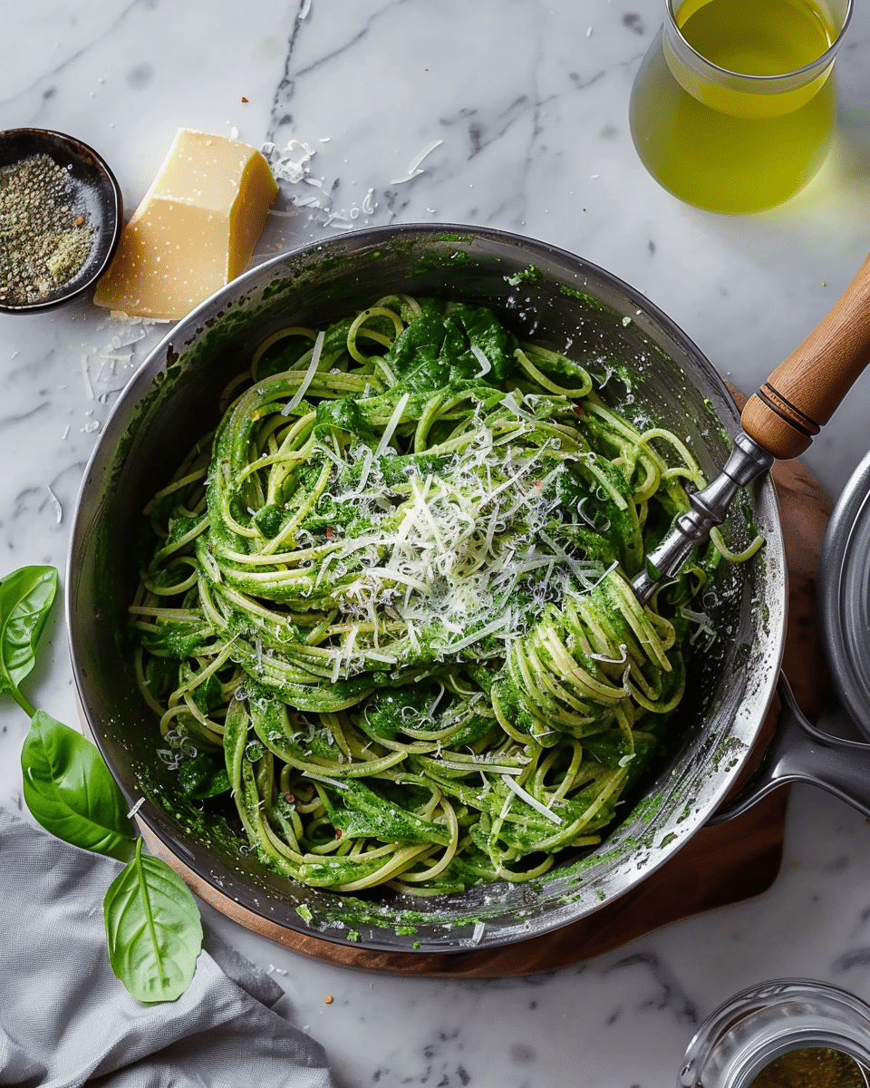 Quick Spinach Pasta Sauce