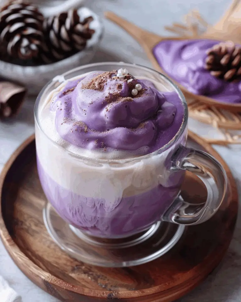 Ube Latte with Ube Cold Foam