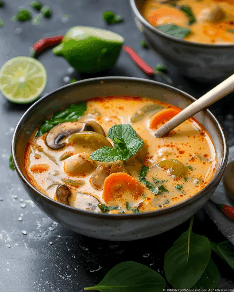 Vegan Thai Tom Yum Soup