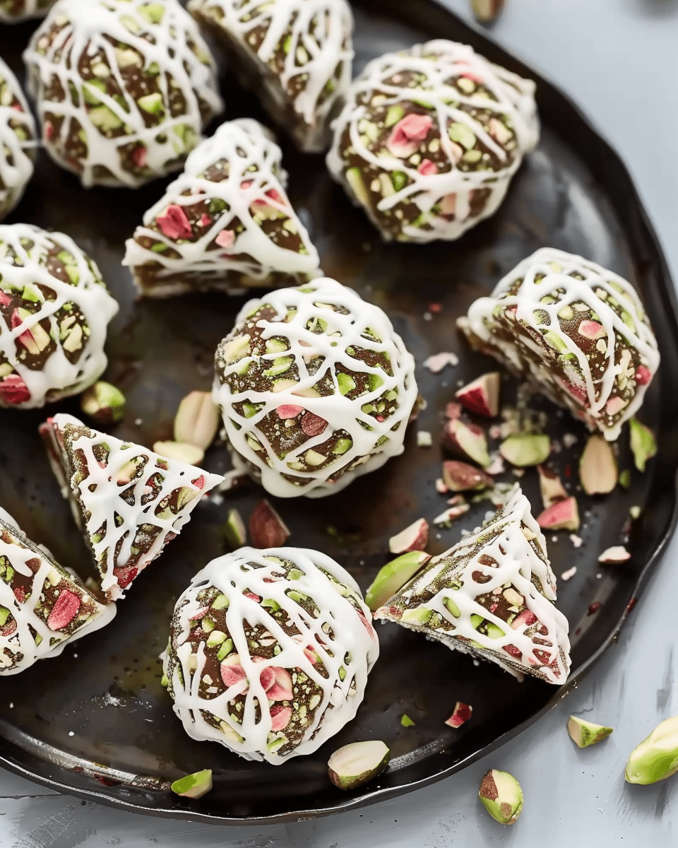 Easy Pistachio Protein Balls (10g Protein per Ball!)
