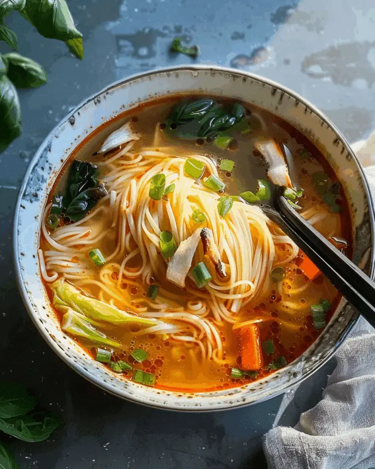 No Cook Noodle Soup