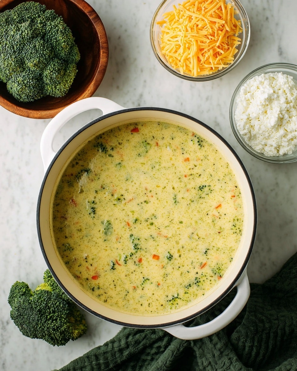 High Protein Broccoli Cheddar Soup Recipe
