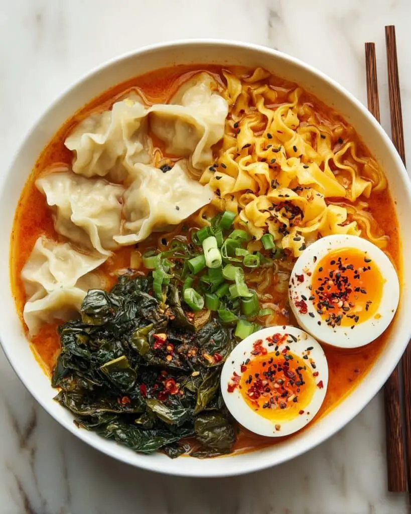 Dumpling Ramen Bowl Recipe