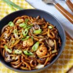 Yaki Udon with Shrimp Recipe