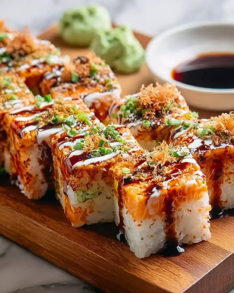 Spicy Salmon Sushi Bake Recipe