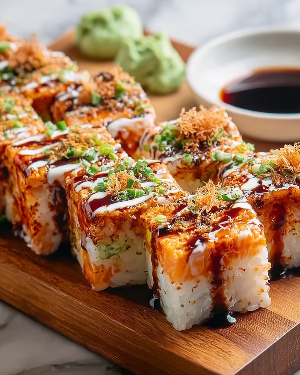 Spicy Salmon Sushi Bake Recipe