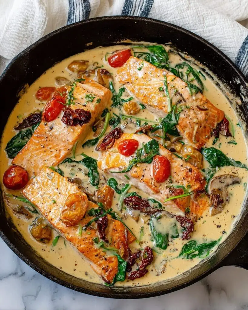 Creamy Tuscan Salmon Recipe