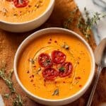 Best Creamy Roasted Garlic Tomato Soup Recipe