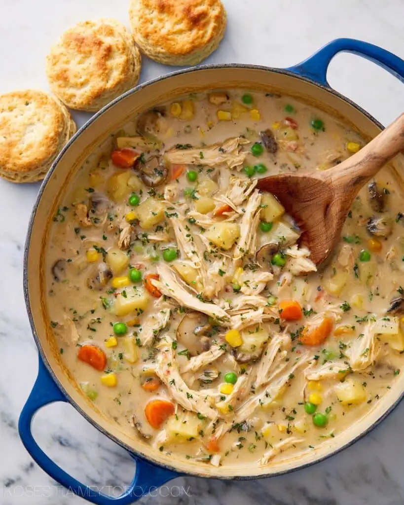 Chicken Pot Pie Soup Recipe