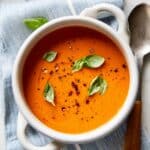 Middle-of-Winter Creamy Tomato Soup (Canned Tomatoes) Recipe
