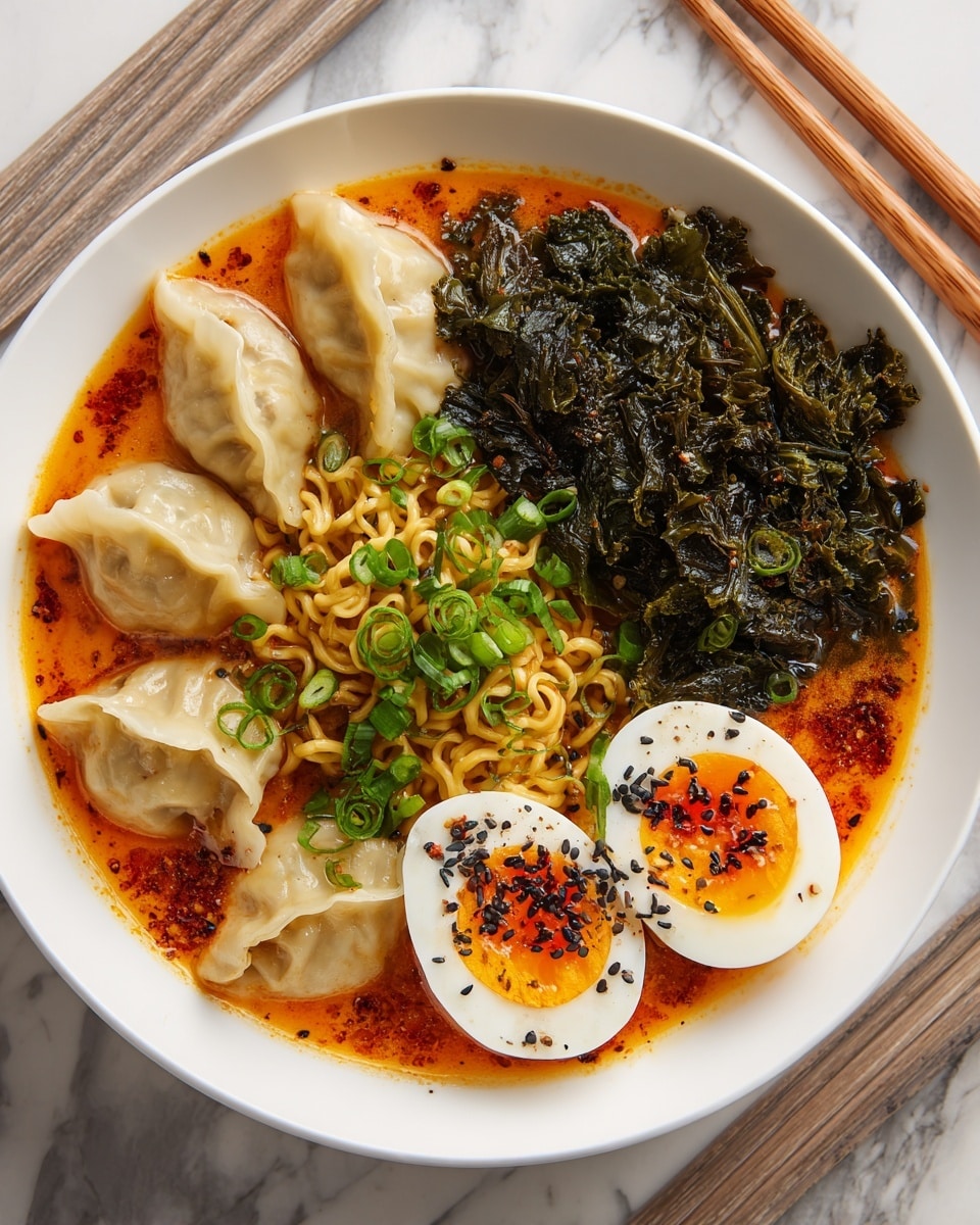Dumpling Ramen Bowl Recipe - Recipe Image