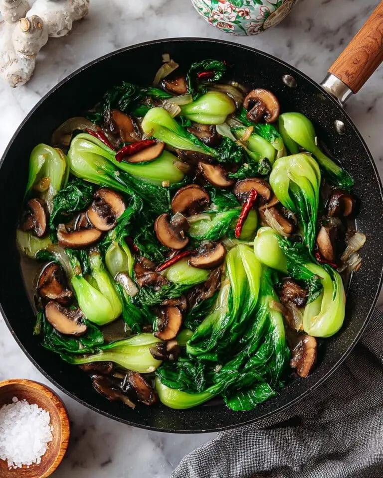 Bok Choy and Mushroom Stir Fry Recipe