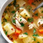 Comforting Chicken Soup with Potatoes Recipe