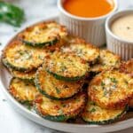 Crispy Baked Parmesan Zucchini Rounds Recipe