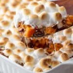 Sweet Potato Casserole with Marshmallows and Pecan Topping Recipe