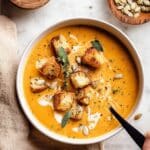 The Best Roasted Butternut Squash Soup Recipe