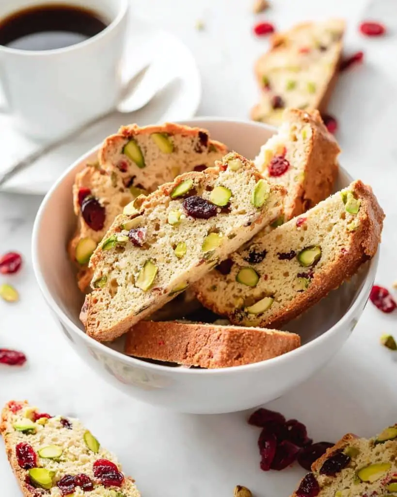 Cranberry Pistachio Biscotti Recipe