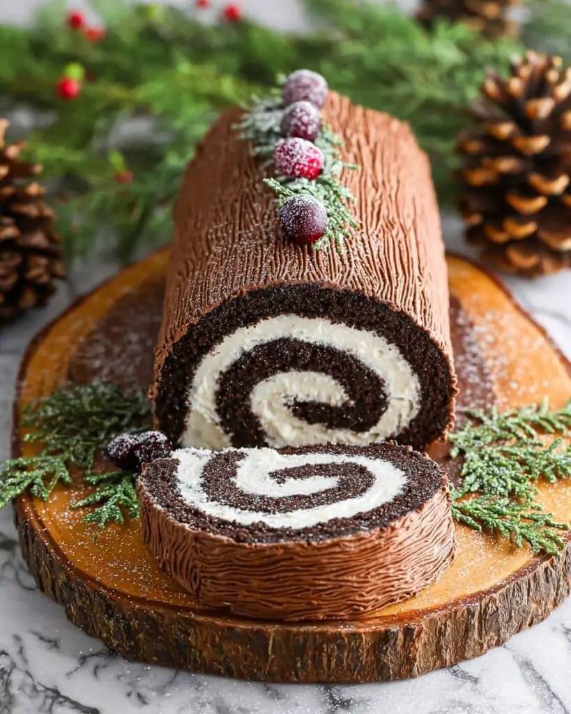 Yule Log Cake (Bûche de Noël) Recipe