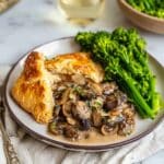 Creamy Mushroom and Chestnut Pie with Easy Suet Crust Recipe