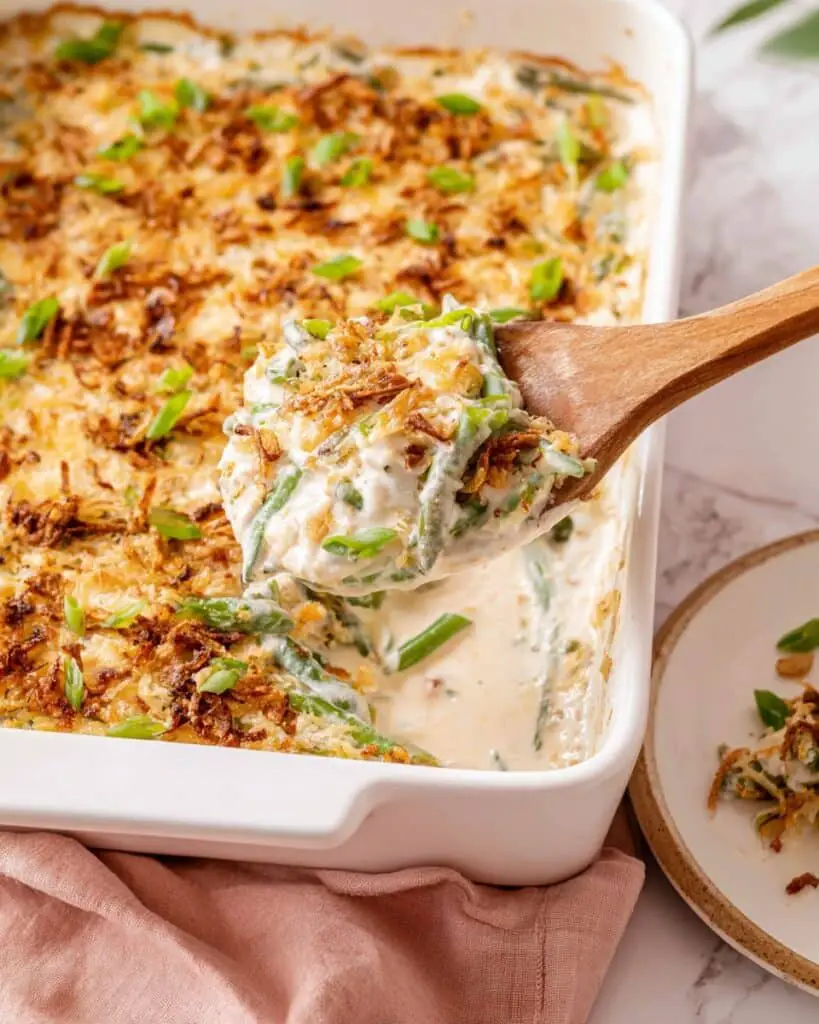 Cream Cheese Green Bean Casserole Recipe