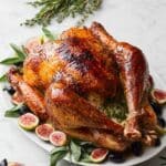 Garlic Butter Roasted Turkey Recipe