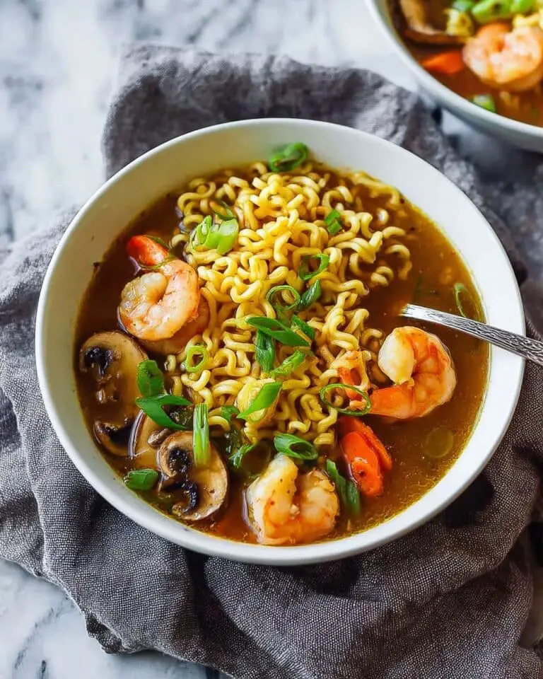 Easy Shrimp Ramen Soup Recipe