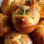 Easy Garlic Rosemary Focaccia Muffins Recipe