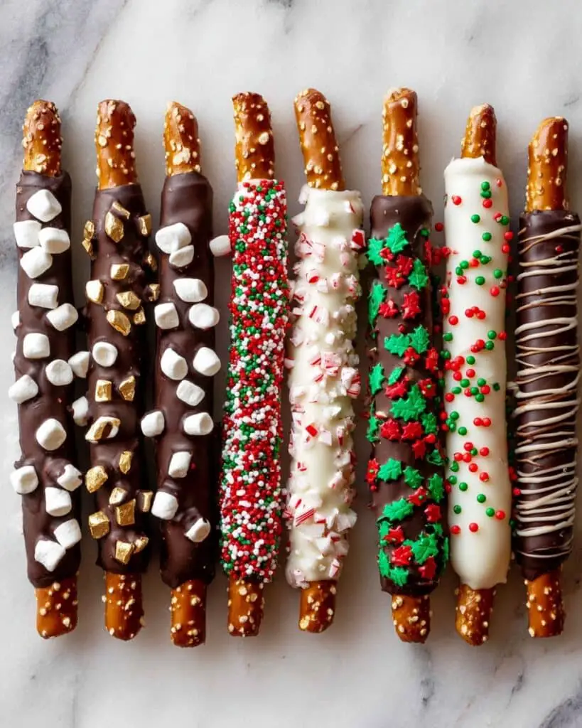 Chocolate Covered Pretzel Rods Recipe
