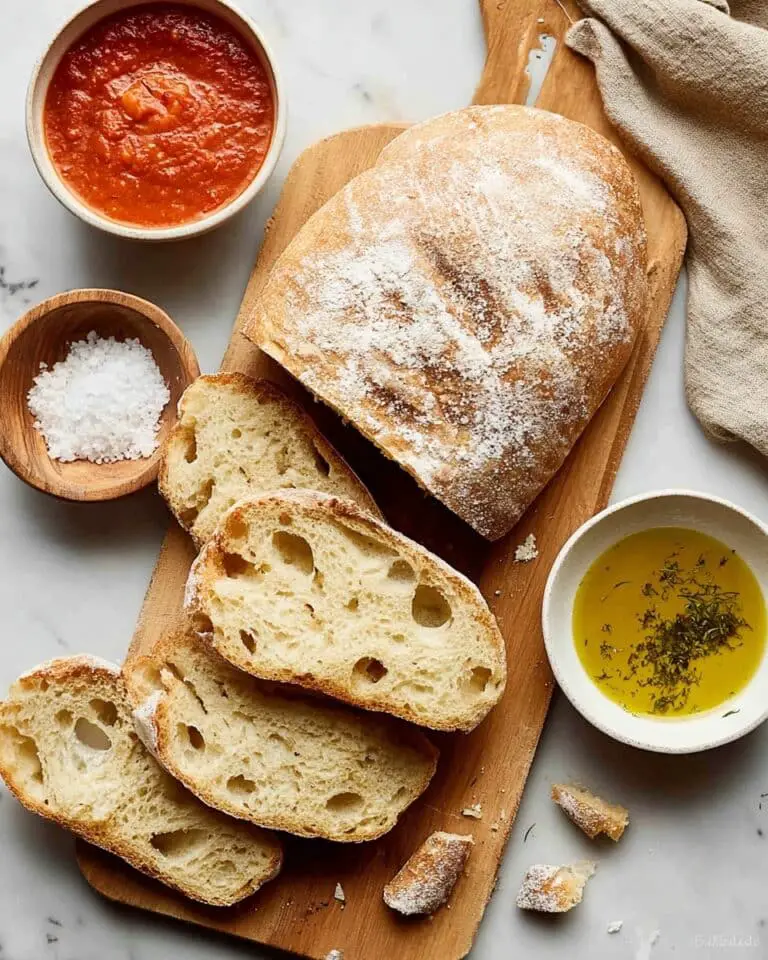 Homemade Ciabatta Bread Recipe