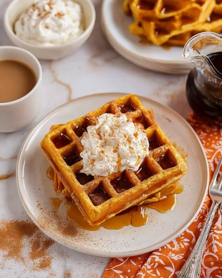 Simple Pumpkin Waffles Recipe