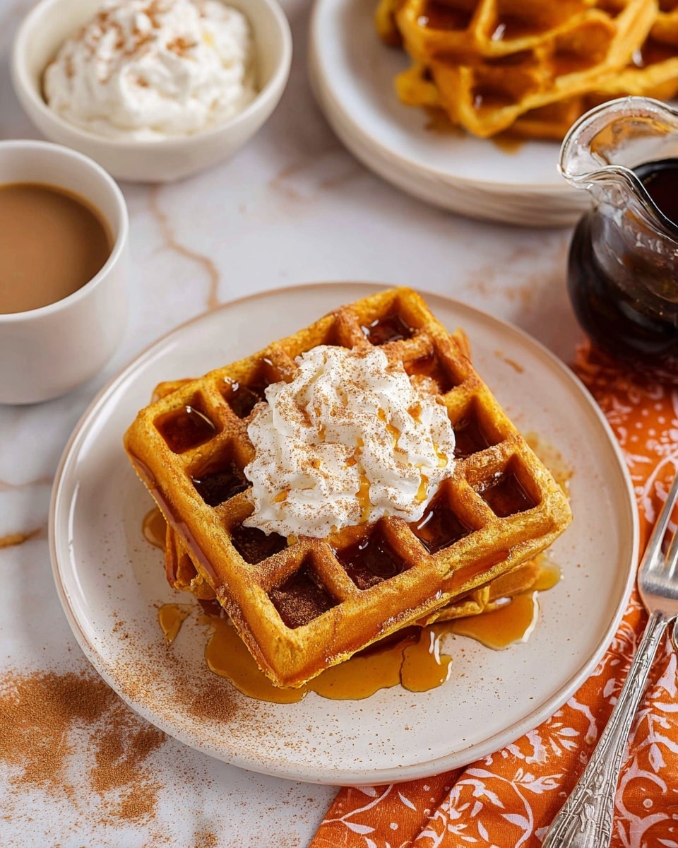 Simple Pumpkin Waffles Recipe