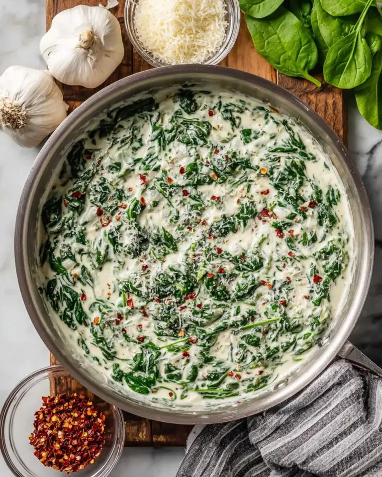 Keto Creamed Spinach Recipe