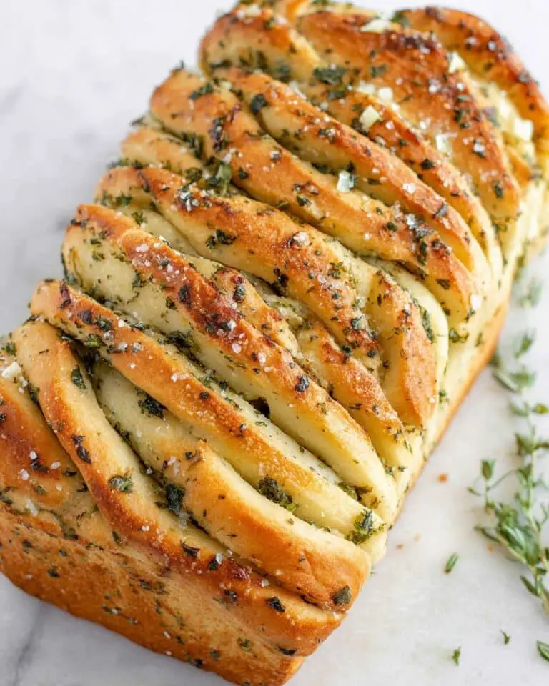Pull-Apart Garlic Herb Bread with Rhodes Dough Recipe