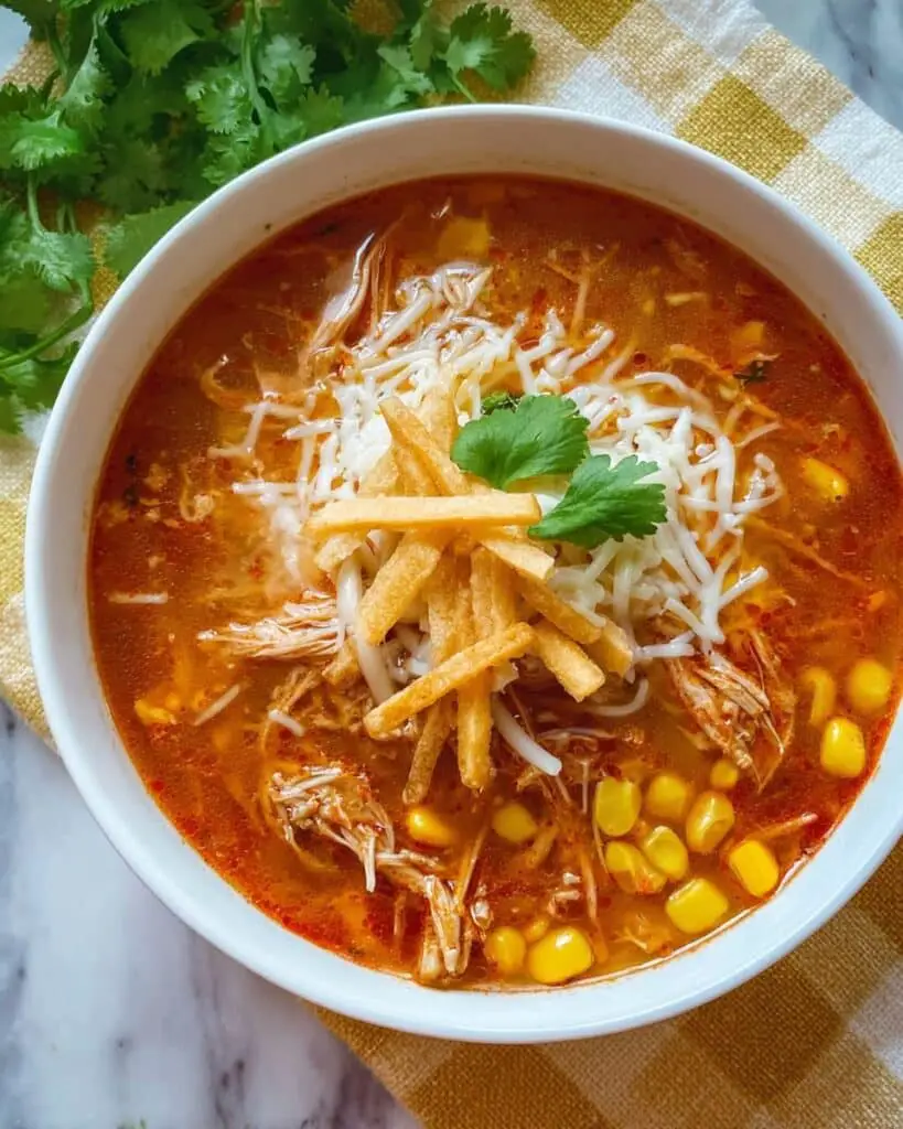 Crock Pot Chicken Tortilla Soup Recipe